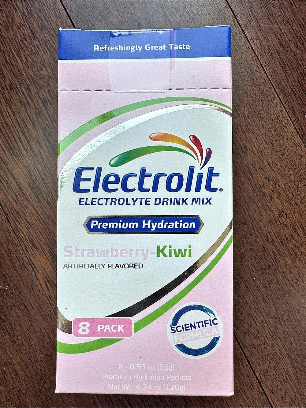 Electrolit Electrolyte Drink Mix Strawberry Kiwi 8 Pack